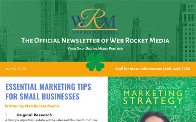 Newsletter March 2020 | Web Rocket Media | Long Island, NY SEO