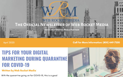 Newsletter April 2020 | Web Rocket Media | Long Island, NY SEO