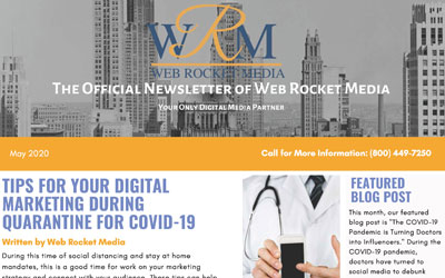 Newsletter May 2020 | Web Rocket Media | Long Island, NY SEO