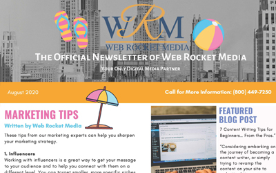 Newsletter August 2020 | Web Rocket Media | Long Island, NY SEO