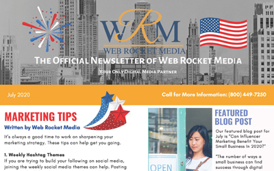 Newsletter July 2020 | Web Rocket Media | Long Island, NY SEO