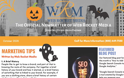 Newsletter October  2020 | Web Rocket Media | Long Island, NY SEO