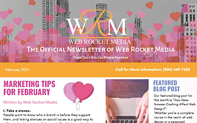 Newsletter February 2021 | Web Rocket Media | Long Island, NY SEO