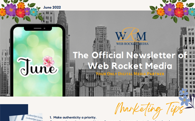 Newsletter June 2022 | Web Rocket Media | Marketing Tips