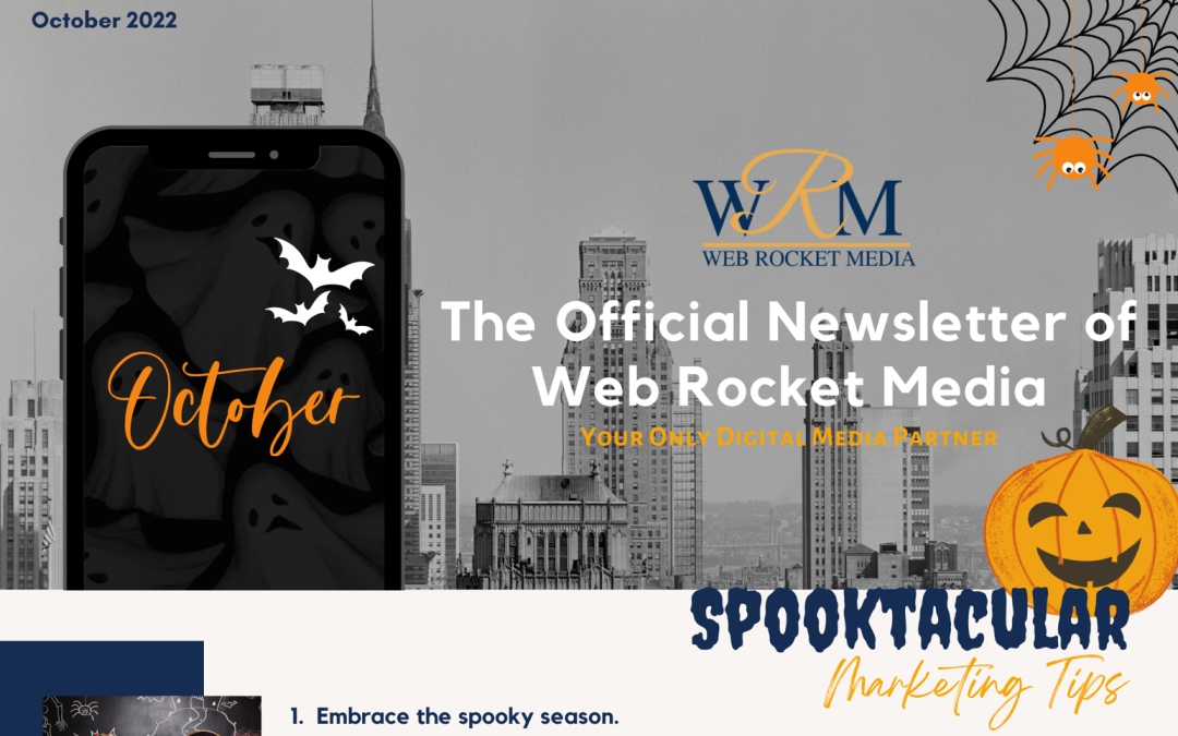 Newsletter October 2022 | Web Rocket Media | Marketing Tips